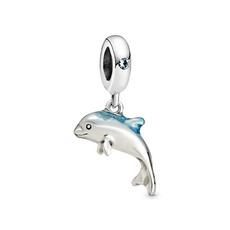 Pandora Charm Pendente Delfino Scintillante in Bead Charm Alba Gioielli - Casoria, commercioVirtuoso.it