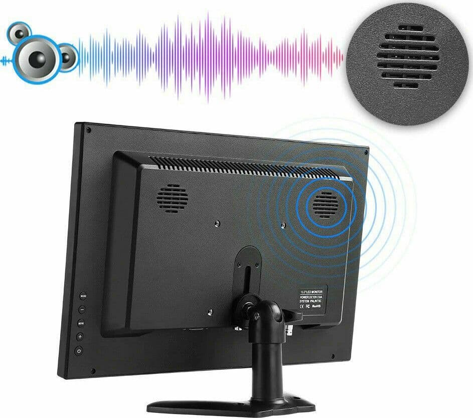 Monitor HDMI VGA Schermo LCD TFT 13.3 POLLICI 1080p Altoparlante BNC USB RCA in  Zencoccostore - Formia, commercioVirtuoso.it