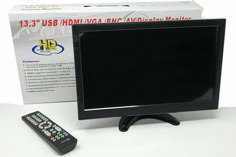 Monitor HDMI VGA Schermo LCD TFT 13.3 POLLICI 1080p Altoparlante BNC USB RCA in  Zencoccostore - Formia, commercioVirtuoso.it