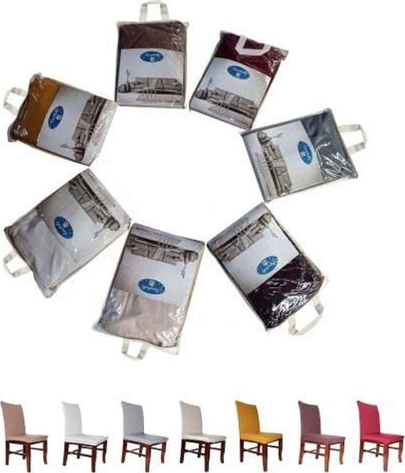 SET 2 PEZZI COPRISEDIA CON SPALLIERA ELASTICIZZATI MARTIN VARI COLORI COPERTURA in Fodere coprisedia per sala da pranzo Trade Shop italia - Napoli, commercioVirtuoso.it