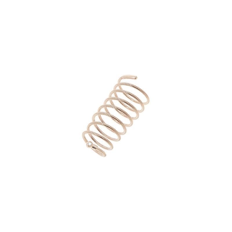 PESAVENTO - ANELLO DNA SPIRALE ROSA
