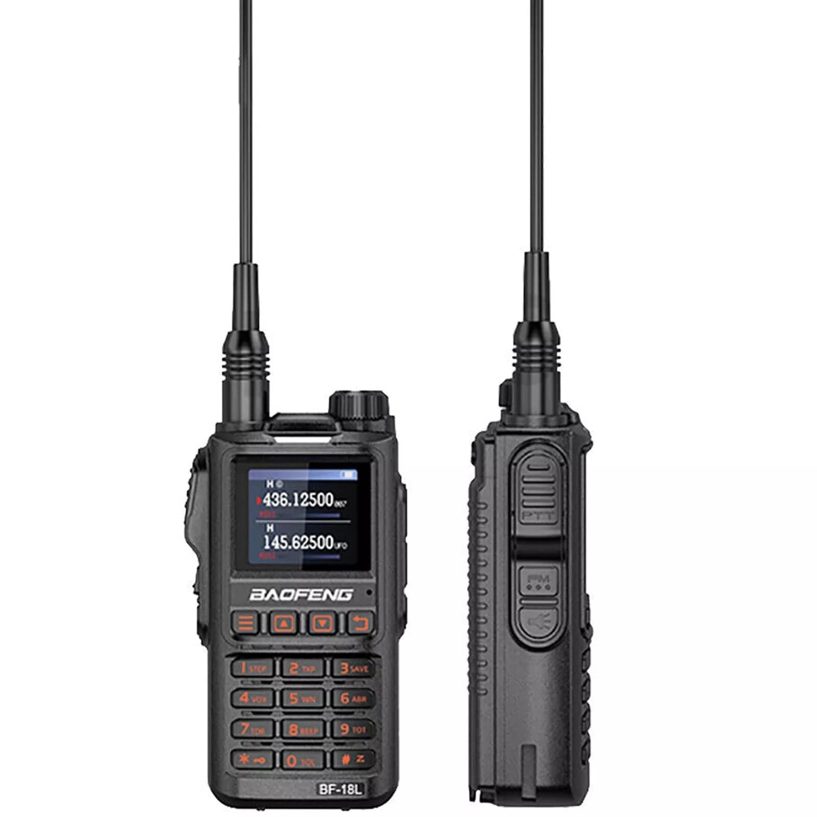 BAOFENG BF-18L radio bidirezionale TFT doppia banda ricaricabile walkie talkie 5W in Ricetrasmettitori Zencoccostore - Formia, commercioVirtuoso.it