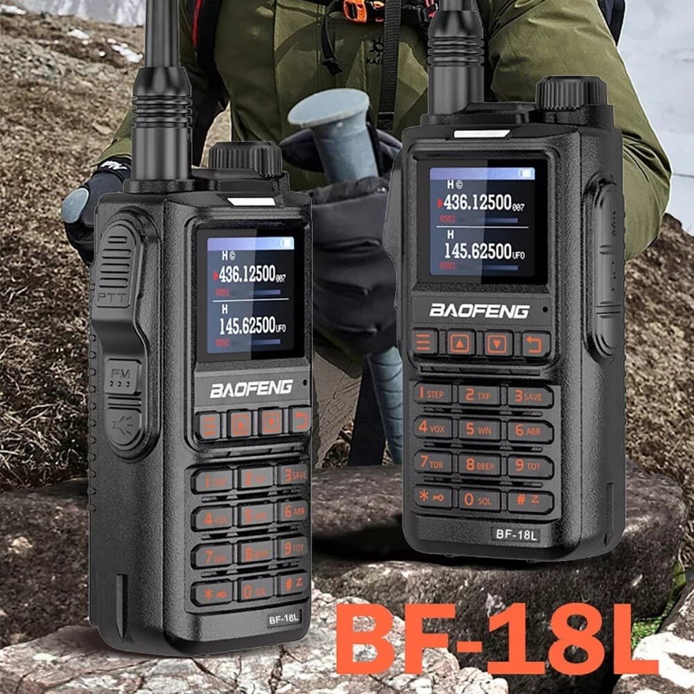 BAOFENG BF-18L radio bidirezionale TFT doppia banda ricaricabile walkie talkie 5W in Ricetrasmettitori Zencoccostore - Formia, commercioVirtuoso.it