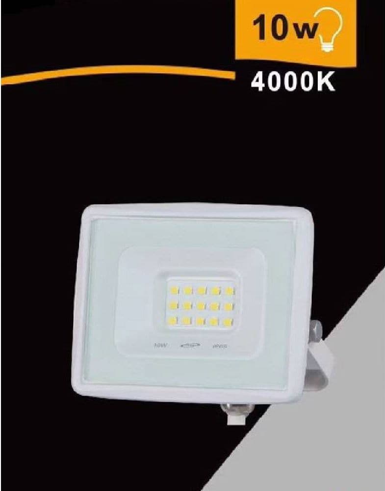 FARETTO LED FARO 10 WATT 900LM IP65 BIANCO LUCE CALDA FREDDA NATURALE EK02-10W-B in Proiettori Trade Shop italia - Napoli, commercioVirtuoso.it
