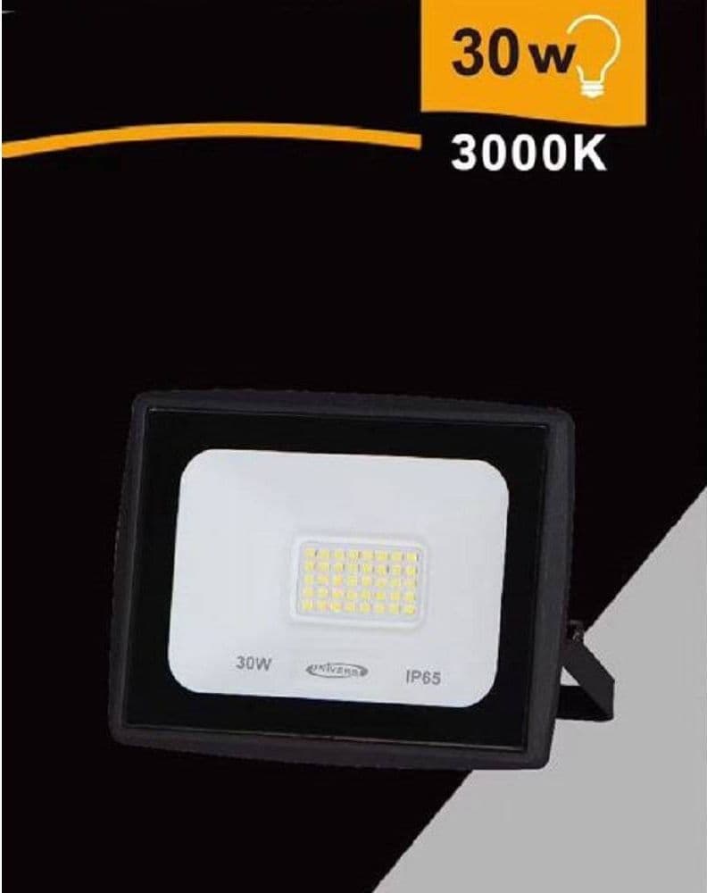 FARETTO LED FARO 30 WATT 2700LM IP65 NERO LUCE CALDA FREDDA NATURALE EK02-30W-N in Proiettori Trade Shop italia - Napoli, commercioVirtuoso.it