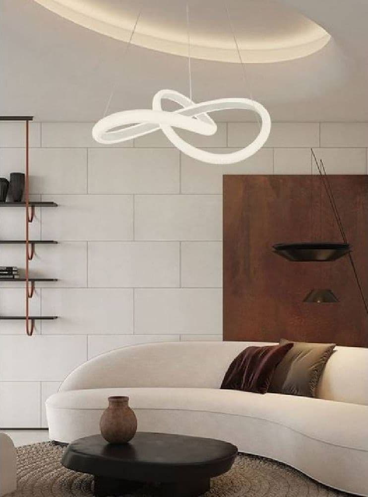 LAMPADARIO LED A EFFETTO CRISTALLO INTRECCIATO 40W LUCE 6500K 3000K 4000K LP-25B in Lampade a sospensione Trade Shop italia - Napoli, commercioVirtuoso.it