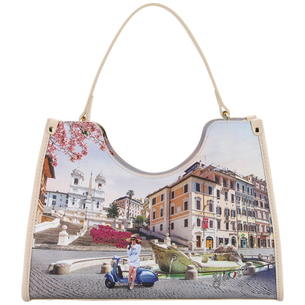 YNot beauty tote bag small stampa Vacanza Romana YES704S5 Borse YNot