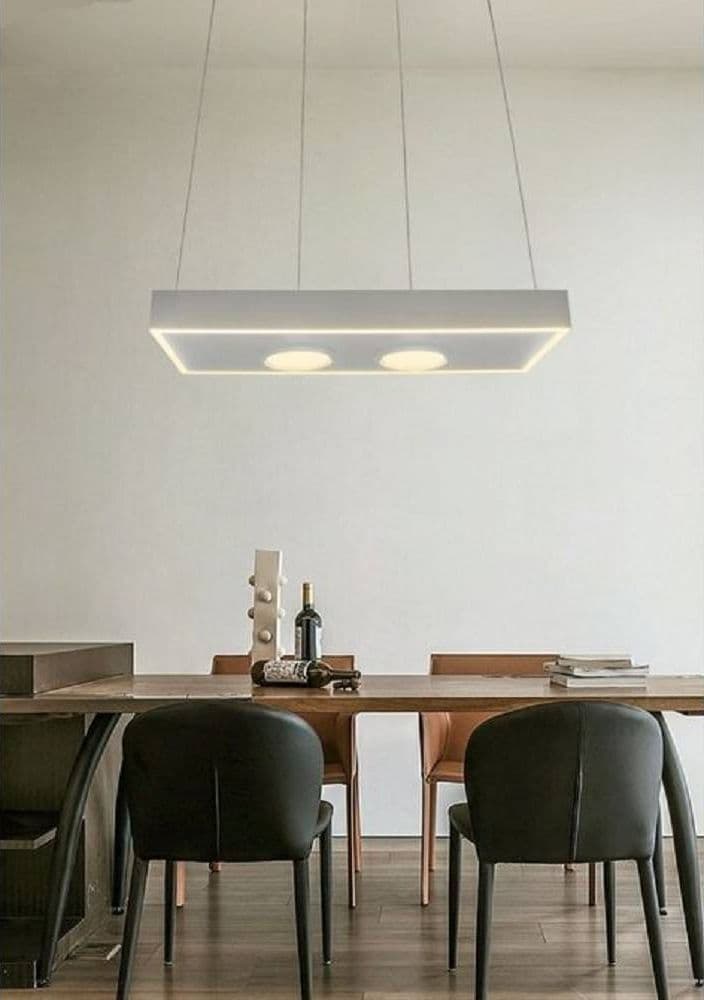LAMPADARIO LED MODERNO MINIMAL LAMPADA SOSPENSIONE 40W LUCE CALDA NATURALE LP-08B in Lampade a sospensione Trade Shop italia - Napoli, commercioVirtuoso.it