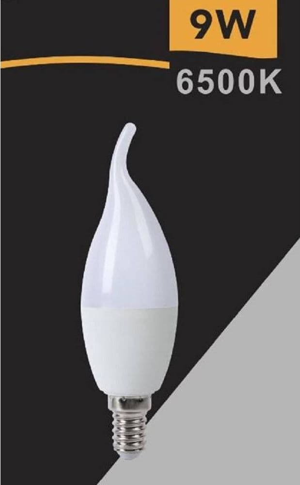 LAMPADINA LED E14 9WATT CANDELA FIAMMA SMD C37 LUCE NATURALE CALDA FREDDA C37-9W in Lampadine a LED Trade Shop italia - Napoli, commercioVirtuoso.it