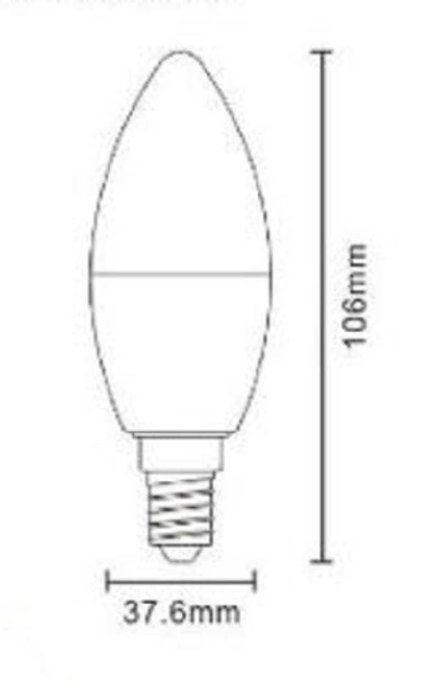 LAMPADINA LED E14 9W CANDELA SMD E14 820 LUMEN LUCE CALDA NATURALE FREDDA C36-9W in Lampadine a LED Trade Shop italia - Napoli, commercioVirtuoso.it