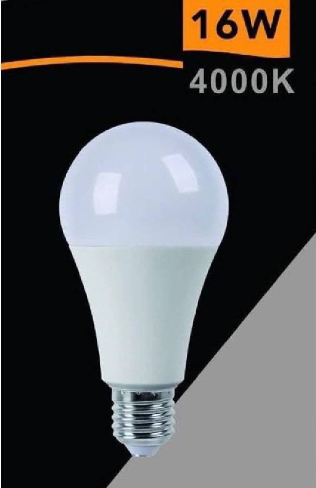 LAMPADINA LED GLOBO E27 16W LUCE FREDDA 6500K CALDA 3000K NATURALE 4000K A70-16W in Lampadine a LED Trade Shop italia - Napoli, commercioVirtuoso.it