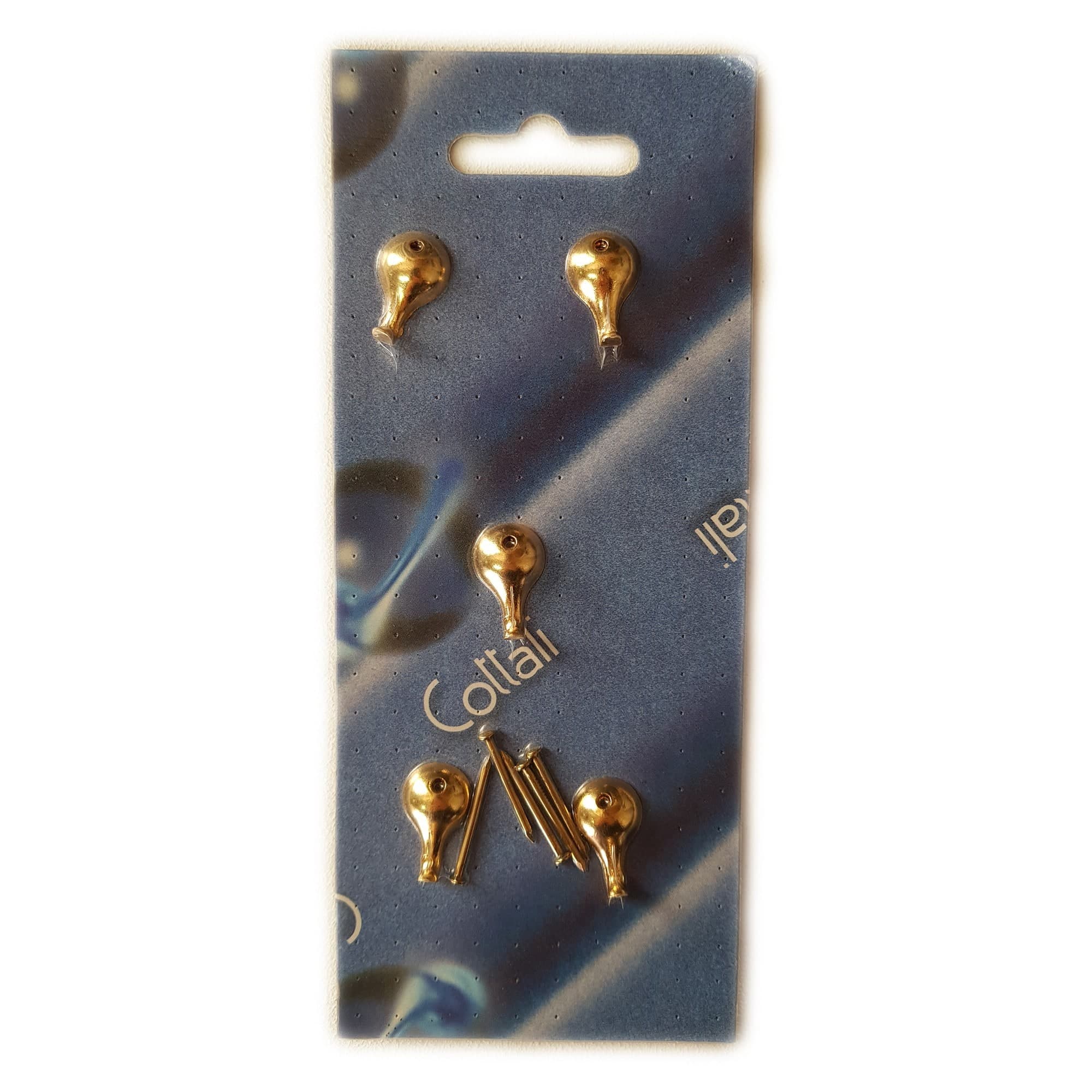 Appendi quadri goccia in ottone lucido