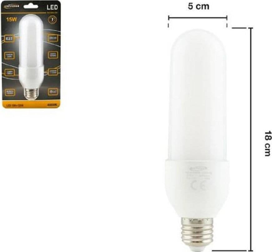 LAMPADINA LED E27 15 W LUCE FREDDA 6500K CALDA 3000K NATURALE 4000K 1520 LM C50 in Lampadine a LED Trade Shop italia - Napoli, commercioVirtuoso.it