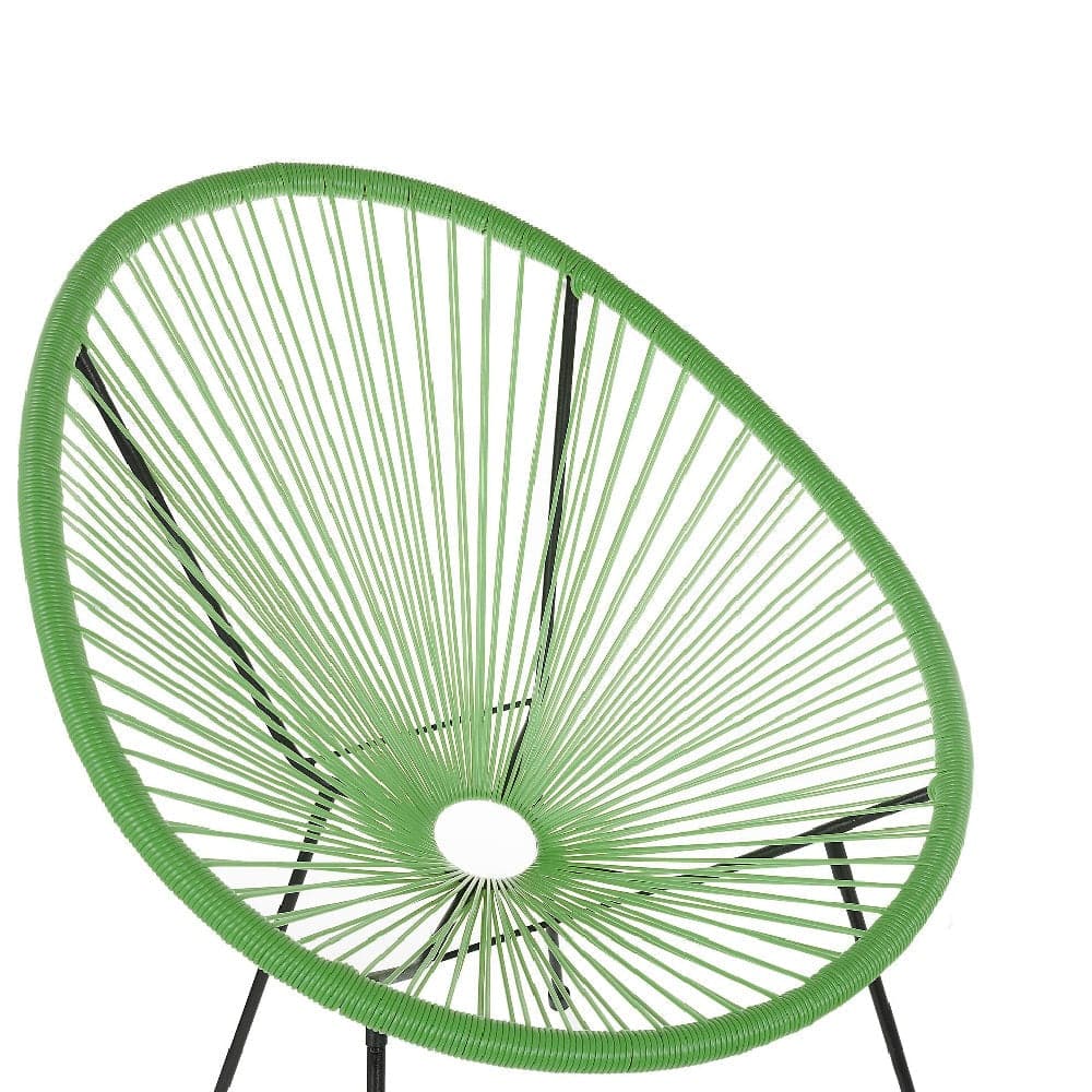 2 x Sedia Poltrona in Polyrattan per Giardino Terrazzo Interno Esterno Moderna Verde in Sedie per tavolo da giardino Danyx - Casoria, commercioVirtuoso.it