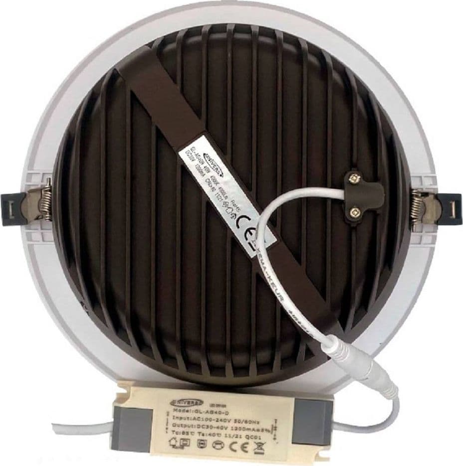 FARETTO SMD LED DA INCASSO ROTONDO 40 W 4000 LM LUCE BIANCA 6500K 4000K GL-AG40 in Faretti da soffitto Trade Shop italia - Napoli, commercioVirtuoso.it