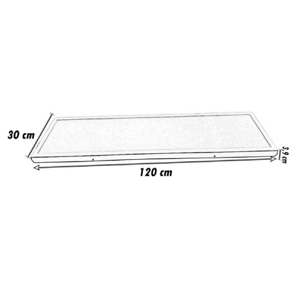 PLAFONIERA SOFFITTO 120X30CM PANNELLO LED 40W 3 COLORAZIONI DI LUCE LP120-40W-3C in Plafoniere Trade Shop italia - Napoli, commercioVirtuoso.it