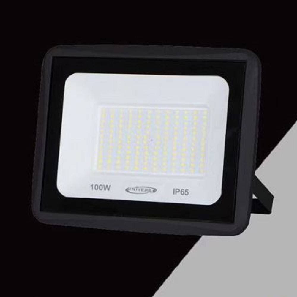FARETTO LED FARO 100WATT 9000LM IP65 NERO LUCE CALDA NATURALE FREDDA EK02-100W-N