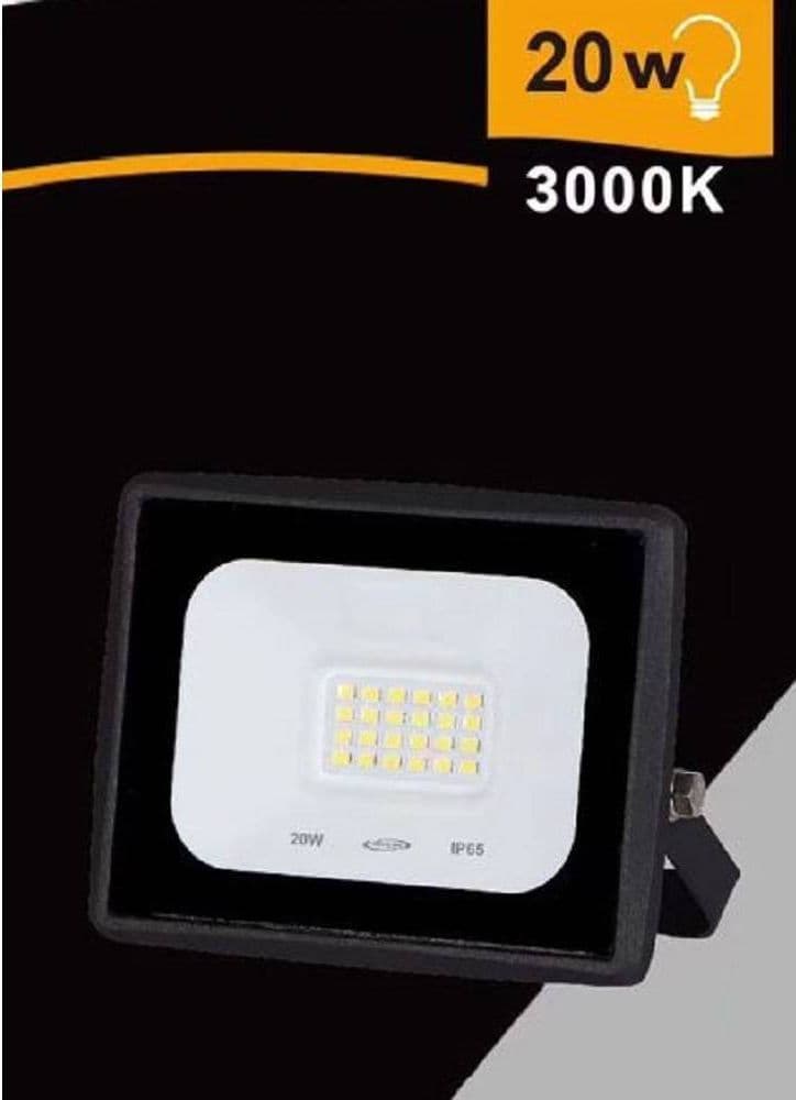 FARETTO LED FARO 20 WATT 1800 LM IP65 NERO LUCE FREDDA CALDA NATURALE EK02-20W-N in Faretti da soffitto Trade Shop italia - Napoli, commercioVirtuoso.it