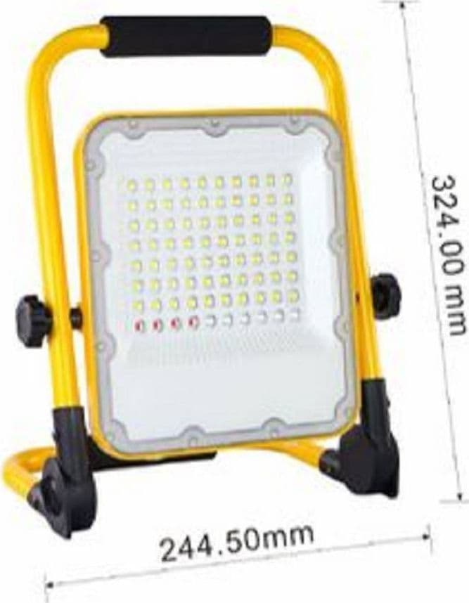 FARO LED SLIM SMD 50W RICARICABILE PORTATILE STAFFA DA ESTERNO LUCE 6500K MG-50 in Faretti Trade Shop italia - Napoli, commercioVirtuoso.it