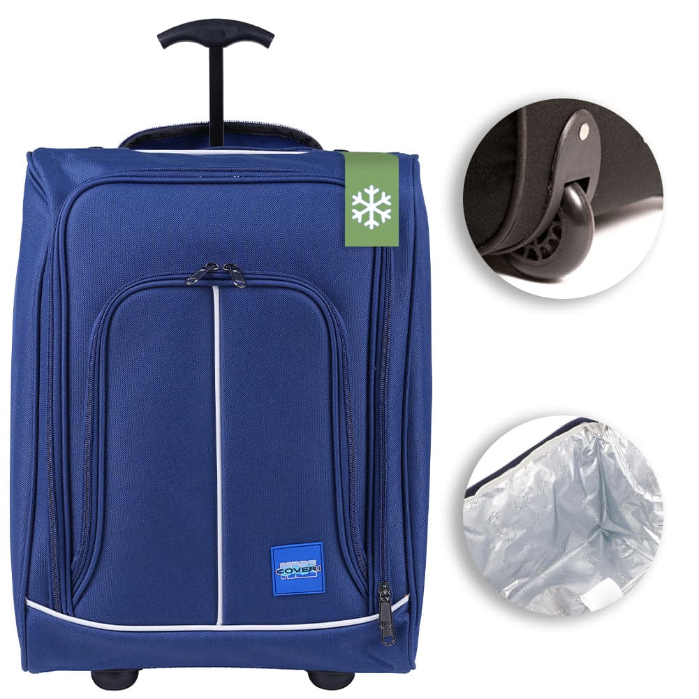 Trolley Frigo da Viaggio Morbido con Ruote e Isolamento Termico 35x20H50 cm Blu in Frigoriferi Danyx - Casoria, commercioVirtuoso.it
