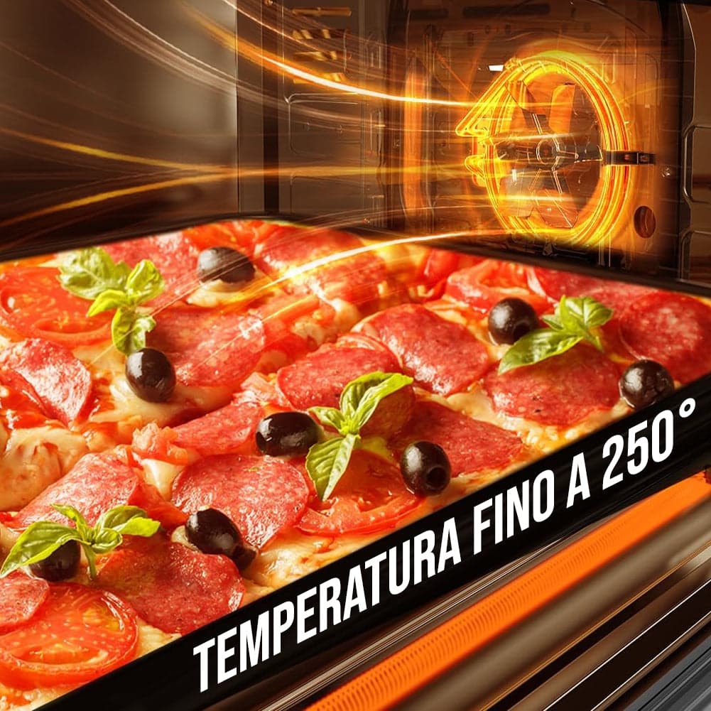 Forno Elettrico XXL 70LT Ventilato 2500W con Timer Segnale Acustico e Luce Interna in Fornetti elettrici Danyx - Casoria, commercioVirtuoso.it