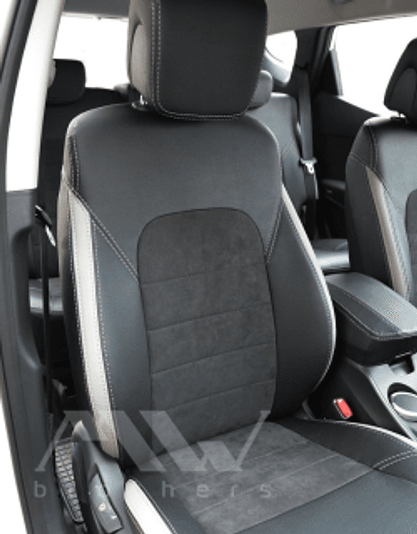 Set coprisedili su misura per Hyundai Santa Fe 3 (2012-2018), Leather style in Set per interni Autooggetti.it - Roma, commercioVirtuoso.it