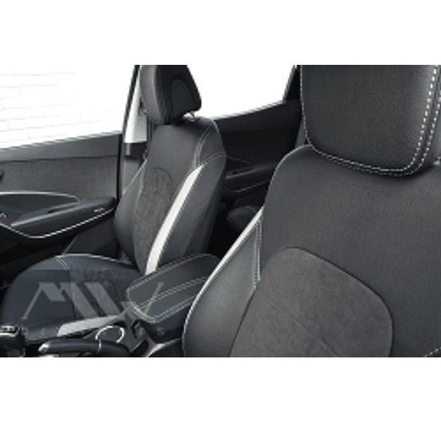 Set coprisedili su misura per Hyundai Santa Fe 3 (2012-2018), Leather style in Set per interni Autooggetti.it - Roma, commercioVirtuoso.it