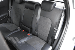 Set coprisedili su misura per Hyundai Santa Fe 3 (2012-2018), Leather style in Set per interni Autooggetti.it - Roma, commercioVirtuoso.it