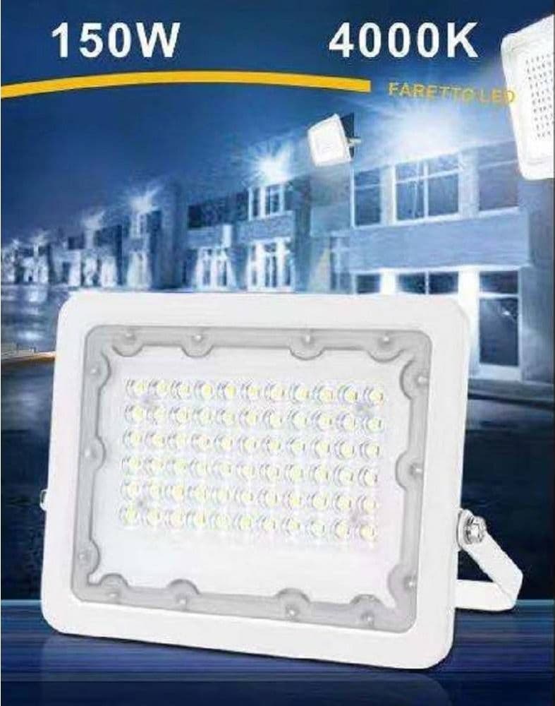 FARO LED 150 WATT PROIETTORE ESTERNO IP65 BIANCO LUCE 6500K 4000K 3000K FS150W-B in Proiettori Trade Shop italia - Napoli, commercioVirtuoso.it