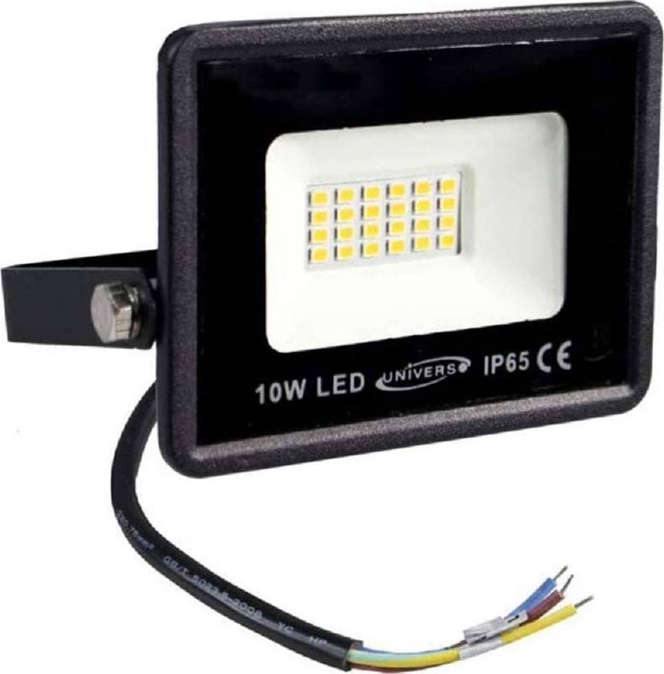 FARO LED ULTRA SLIM PROIETTORE LUCE 4000K 6500K 3000K SCOCCA NERA 10WATT F10W-N1