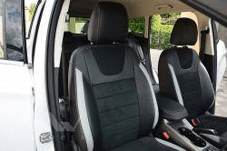 Coprisedili su misura per Ford Kuga II (2013-2019), Leather style in Set per interni Autooggetti.it - Roma, commercioVirtuoso.it