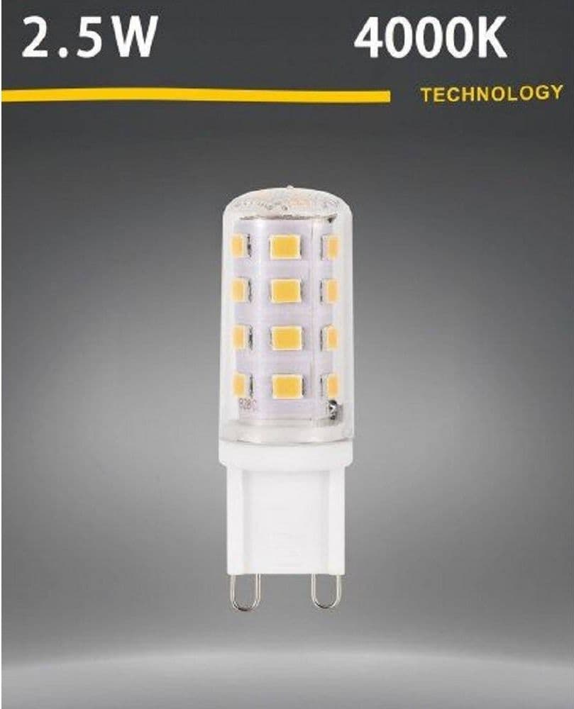 LAMPADINA LED G9 SPOTLIGHT 2.5W TUBOLARE LUCE CALDA FREDDA NATURALE 250LM G9-2.5W in Lampadine a LED Trade Shop italia - Napoli, commercioVirtuoso.it