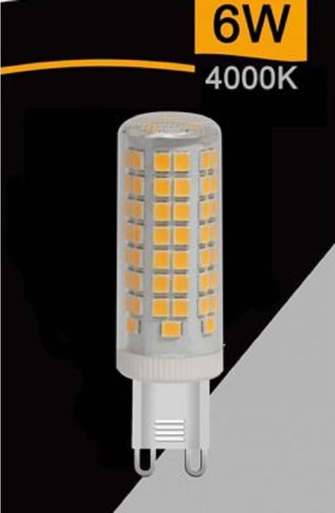 LAMPADINA TUBOLARE LED SMD G9 6 W 680 LM LUCE 3000K 4000K 6500K SPARAC-G9-6W-CE2 in Lampadine a LED Trade Shop italia - Napoli, commercioVirtuoso.it