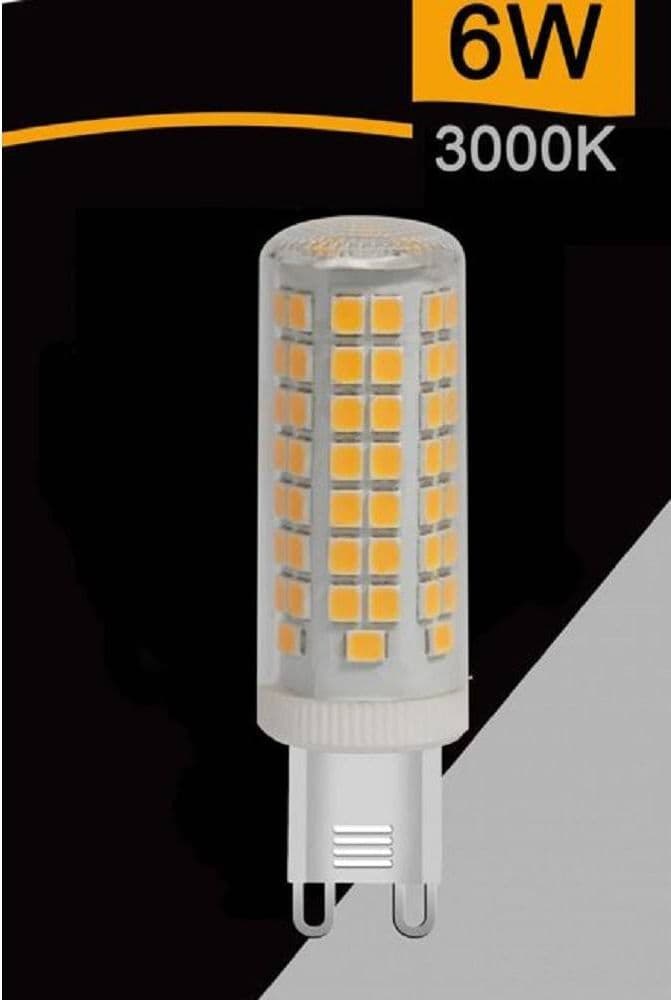 LAMPADINA TUBOLARE LED SMD G9 6 W 680 LM LUCE 3000K 4000K 6500K SPARAC-G9-6W-CE2 in Lampadine a LED Trade Shop italia - Napoli, commercioVirtuoso.it