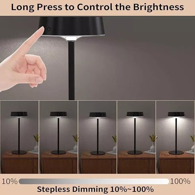 Lampada da tavolo con pannello solare Touch Switch Dimmerabile 3 colori luce RICARICABILE USB ip67 in Lampade da tavolo e abat-jour Zencoccostore - Formia, commercioVirtuoso.it