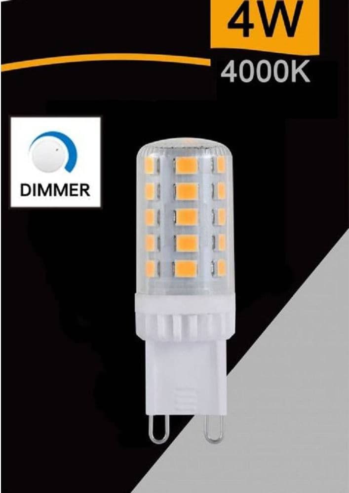 LAMPADINA LED SMD DIMMERABILE G9 4W 400LM LUCE 3000K 4000K 6500K SPARAC-G9-4W-TGE1 in Lampadine a LED Trade Shop italia - Napoli, commercioVirtuoso.it