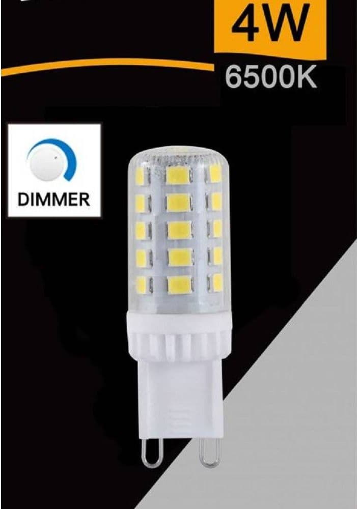 LAMPADINA LED SMD DIMMERABILE G9 4W 400LM LUCE 3000K 4000K 6500K SPARAC-G9-4W-TGE1 in Lampadine a LED Trade Shop italia - Napoli, commercioVirtuoso.it