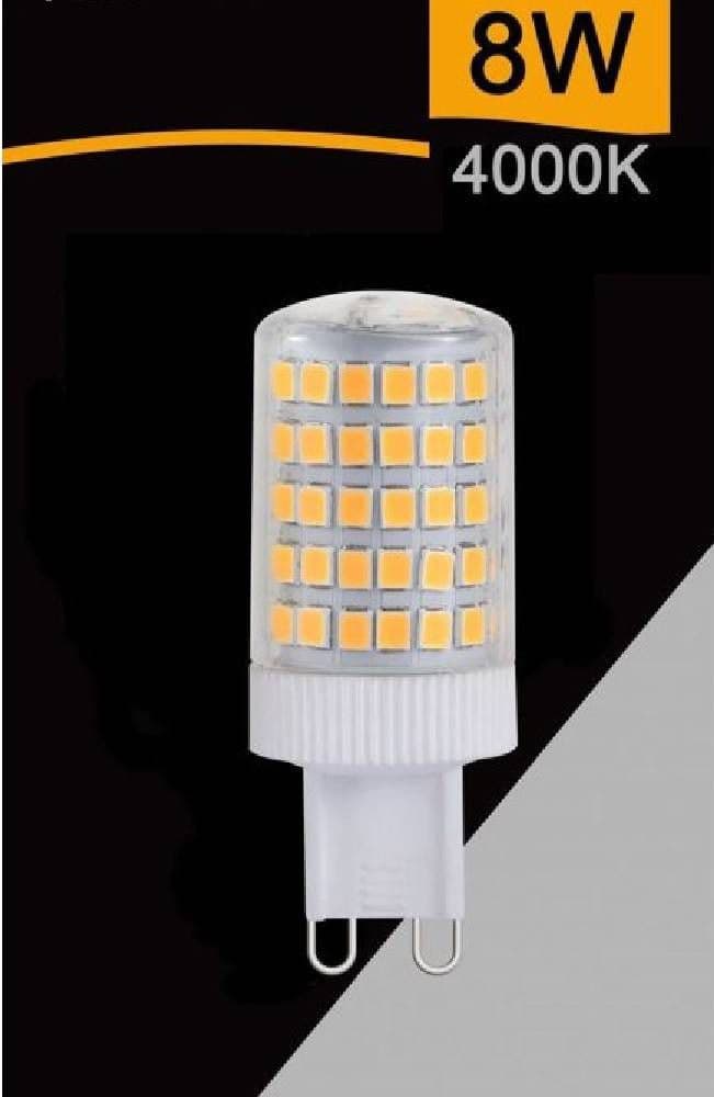 LAMPADINA LED SMD G9 8 WATT 880 LM LUCE CALDA NATURALE FREDDA SPARAC-G9-8W-001 in Lampadine a LED Trade Shop italia - Napoli, commercioVirtuoso.it
