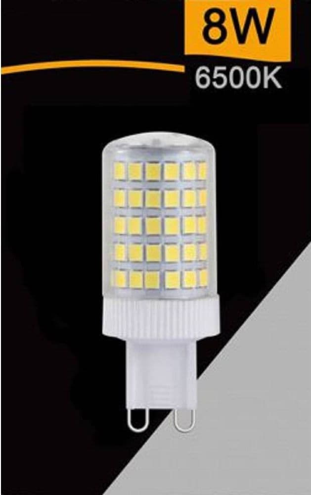 LAMPADINA LED SMD G9 8 WATT 880 LM LUCE CALDA NATURALE FREDDA SPARAC-G9-8W-001 in Lampadine a LED Trade Shop italia - Napoli, commercioVirtuoso.it
