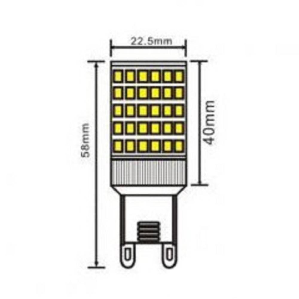 LAMPADINA LED SMD G9 8 WATT 880 LM LUCE CALDA NATURALE FREDDA SPARAC-G9-8W-001 in Lampadine a LED Trade Shop italia - Napoli, commercioVirtuoso.it