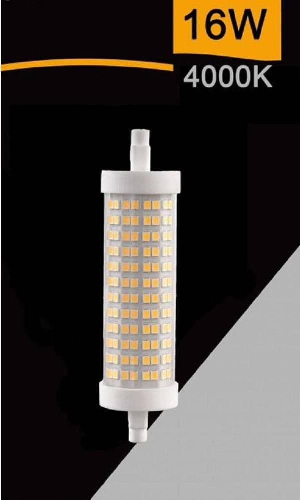 LAMPADINA LED SMD R7S L118 16W TUBOLARE LUCE 3000K 4000K 6500K SPARAC-R7S-16W-001 in Lampadine a LED Trade Shop italia - Napoli, commercioVirtuoso.it