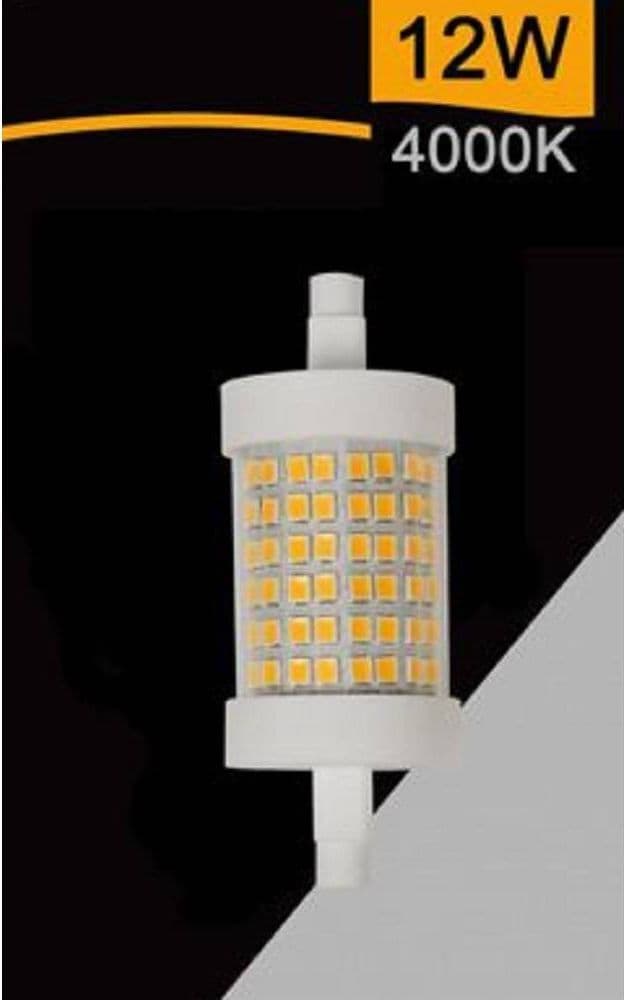 LAMPADINA LED R7S 12 WATT 1320 LUMEN LUCE 3000K 6500K 4000K SPARAC-R7S-12W-002 in Lampadine a LED Trade Shop italia - Napoli, commercioVirtuoso.it