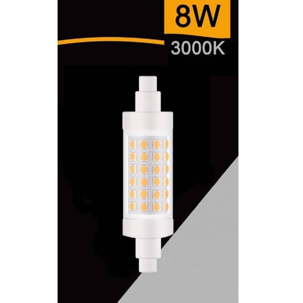 LAMPADINA LED R7S 8 WATT 880 LUMEN 78MM LUCE 3000K 4000K 6500K SPARAC-R7S-8W-001 in Lampadine a LED Trade Shop italia - Napoli, commercioVirtuoso.it
