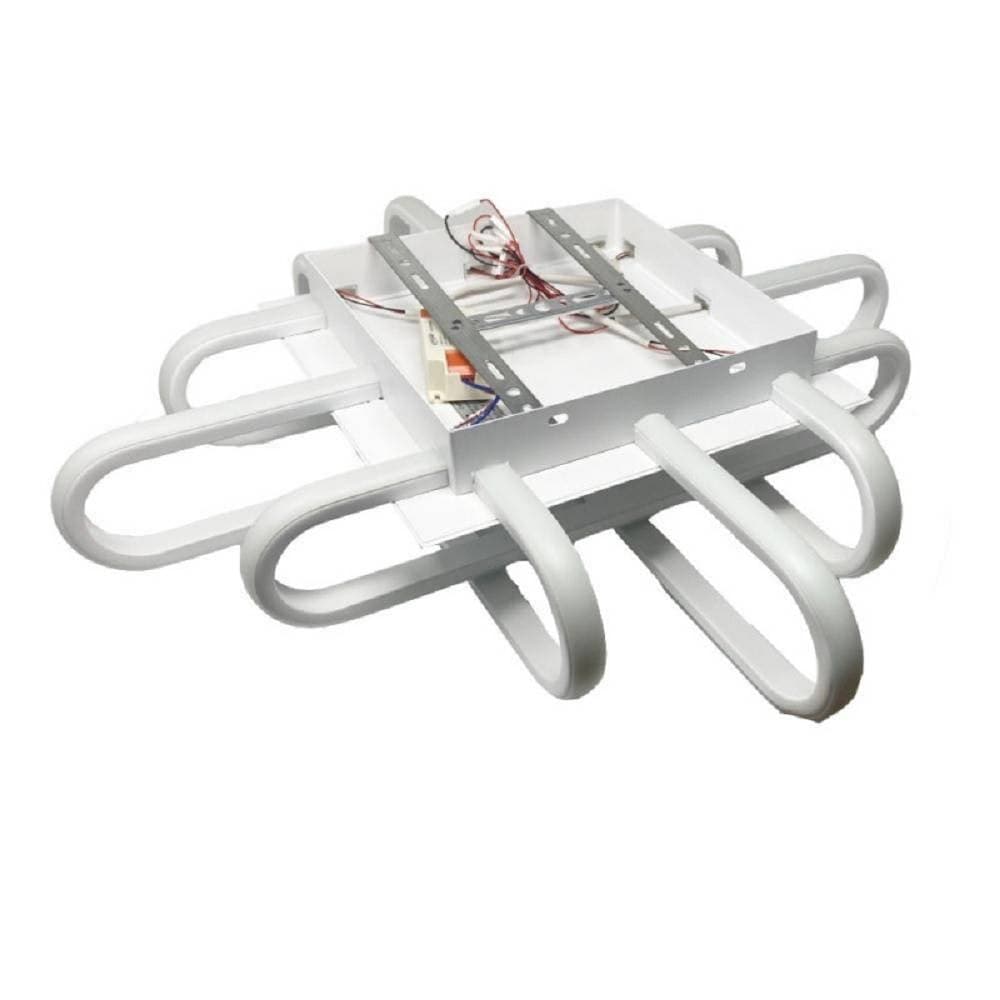 PLAFONIERA DA SOFFITTO LED 58 W LAMPADARIO MODERNO LUCE 6500K 4000K 3000K C41-B in Plafoniere Trade Shop italia - Napoli, commercioVirtuoso.it