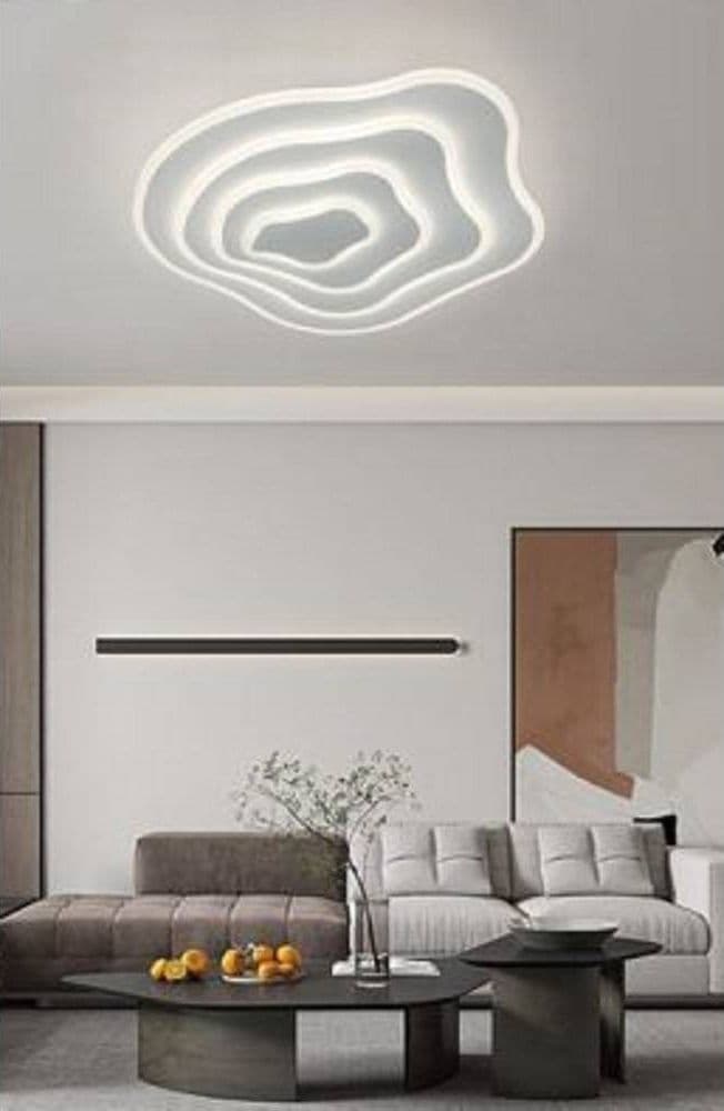 PLAFONIERA LED EFFETTO ONDULATO DA SOFFITTO 59WATT LUCE 6500K 4000K 3000K PN-28B in Plafoniere Trade Shop italia - Napoli, commercioVirtuoso.it