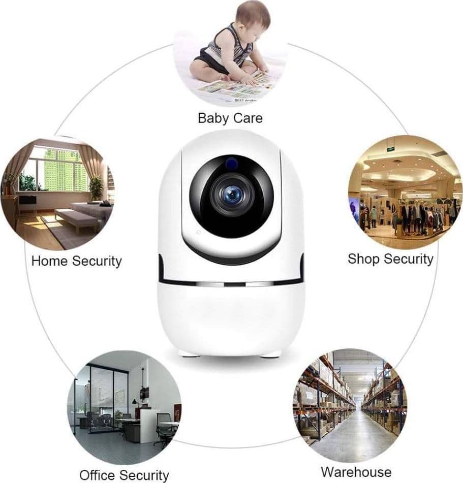 TELECAMERA WI-FI VIDEOCAMERA DI SORVEGLIANZA ROTAZIONE 360° IP CAM BABY MONITOR in Dom camera Trade Shop italia - Napoli, commercioVirtuoso.it