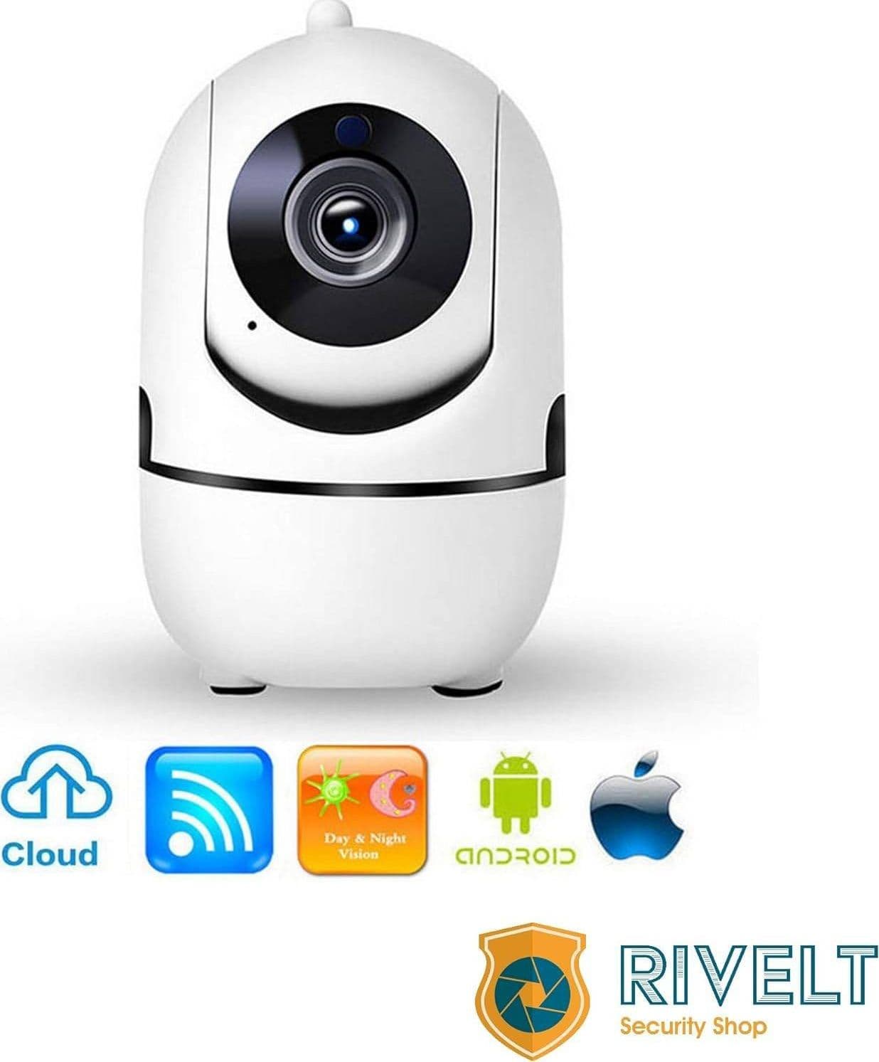 TELECAMERA WI-FI VIDEOCAMERA DI SORVEGLIANZA ROTAZIONE 360° IP CAM BABY MONITOR in Dom camera Trade Shop italia - Napoli, commercioVirtuoso.it