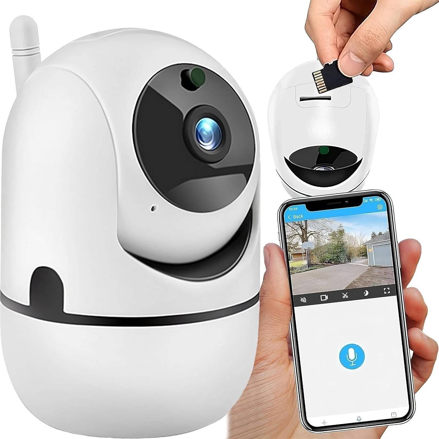 TELECAMERA WI-FI VIDEOCAMERA DI SORVEGLIANZA ROTAZIONE 360° IP CAM BABY MONITOR in Dom camera Trade Shop italia - Napoli, commercioVirtuoso.it