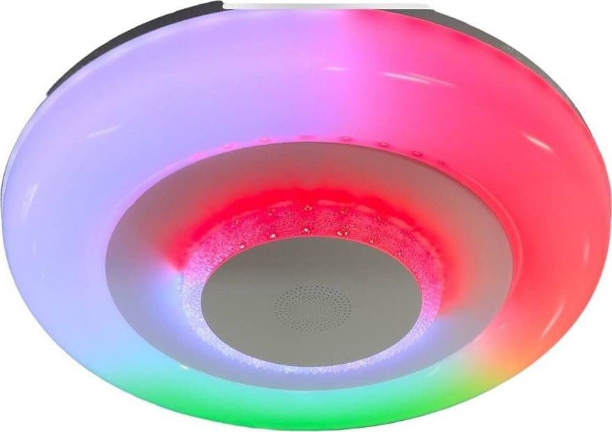 PLAFONIERA SOFFITTO LUCE LED RGB BLUETOOTH CASSA TELECOMANDO DIMMERABILE C44-RGB-O in Plafoniere Trade Shop italia - Napoli, commercioVirtuoso.it