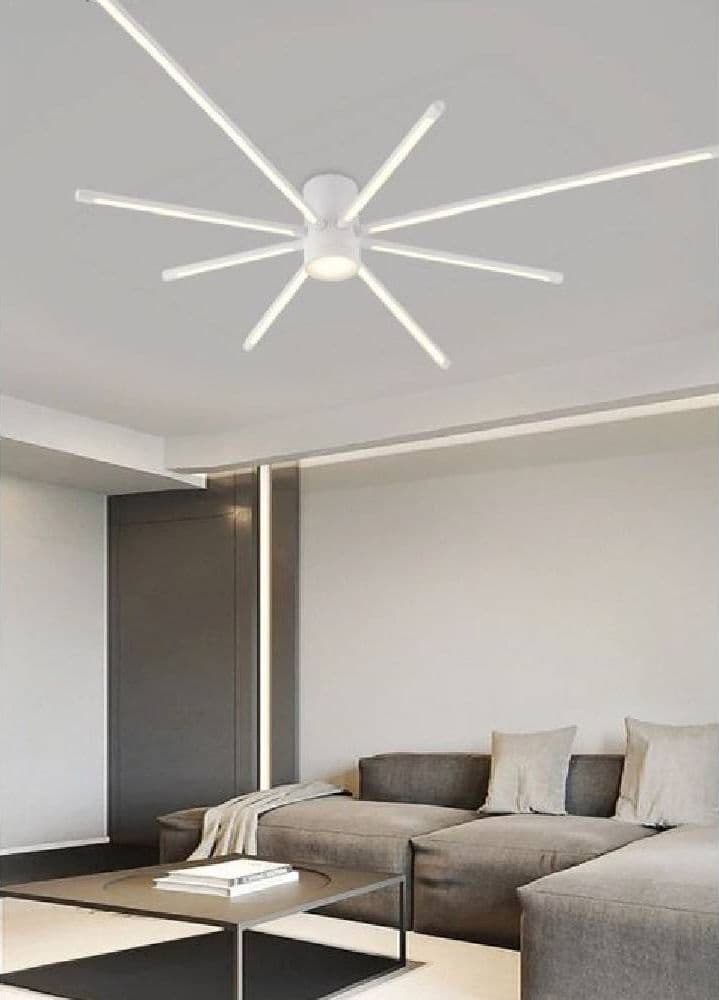 LAMPADARIO SOFFITTO LED 43W PLAFONIERA MODERNA BIANCO LUCE 6500K 3000K 4000K PN-27B in Plafoniere Trade Shop italia - Napoli, commercioVirtuoso.it